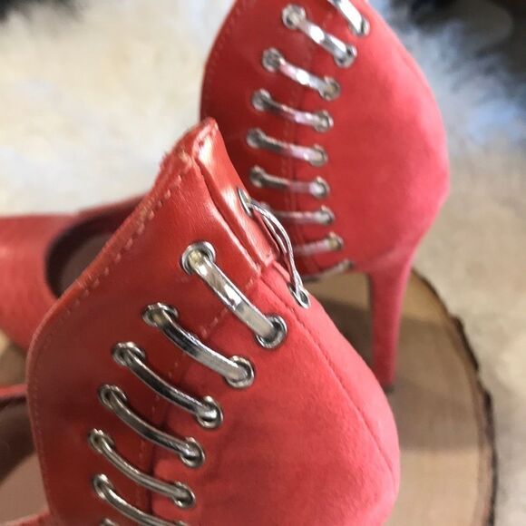 Leather and Suede High Heel Shoes‎ - Picture 5 of 7